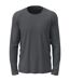 T-shirt À Manches Longues Classique Homme Gris Ardoise Stedman-1