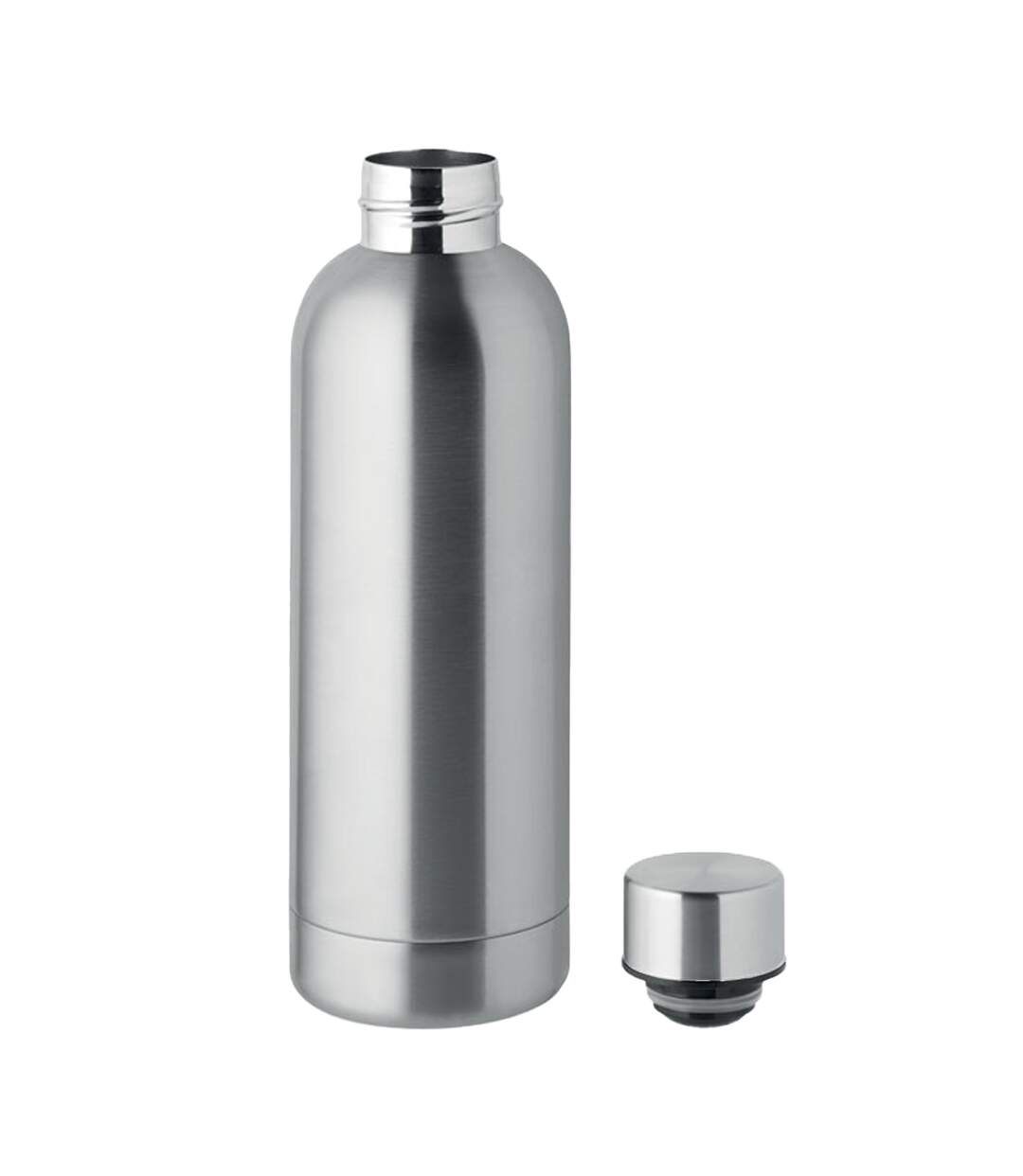 Athena double wall 500ml bottle one size matt silver MidOcean-2