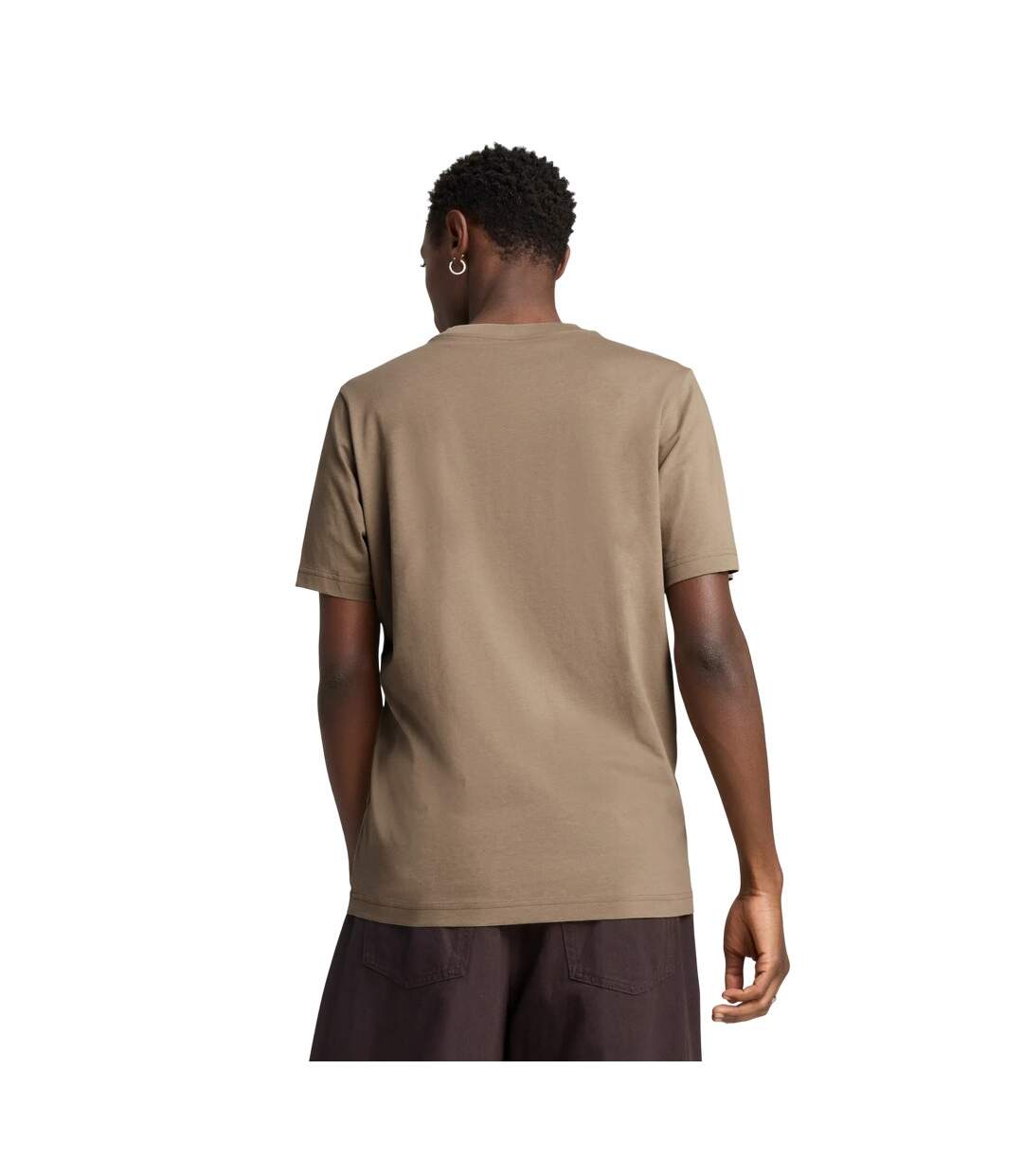 T-shirt Style Logo Ess No.1 Homme Marron Clair Puma-4
