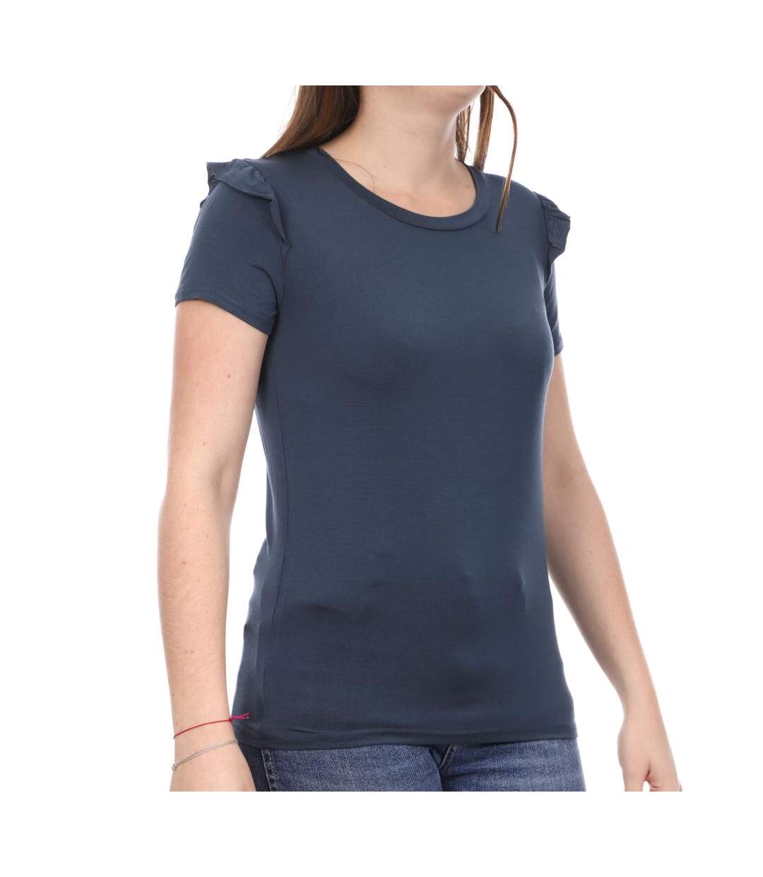 T-shirt Bleu Femme Teddy Smith Tolan - L-1