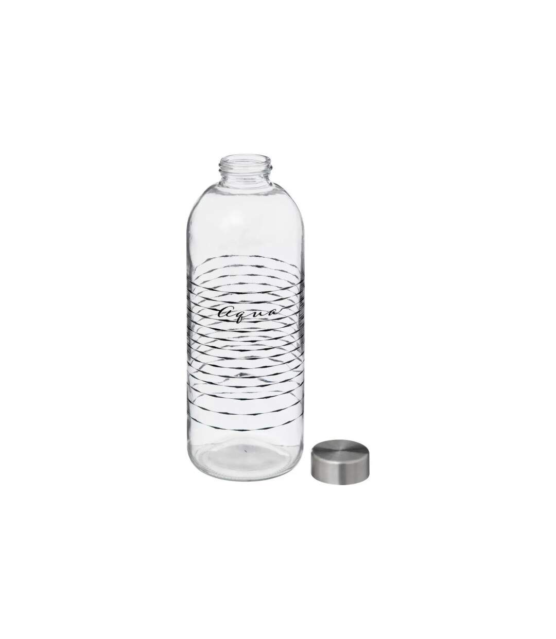 Bouteille en Verre Aqua 1L Transparent