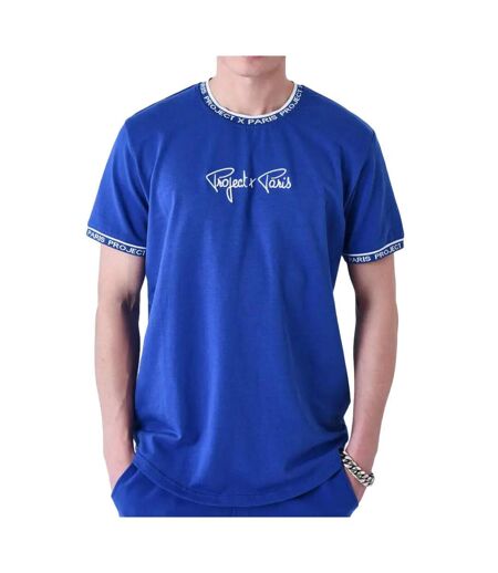 T-Shirt bleu électrique/blanc homme project x paris 2511114