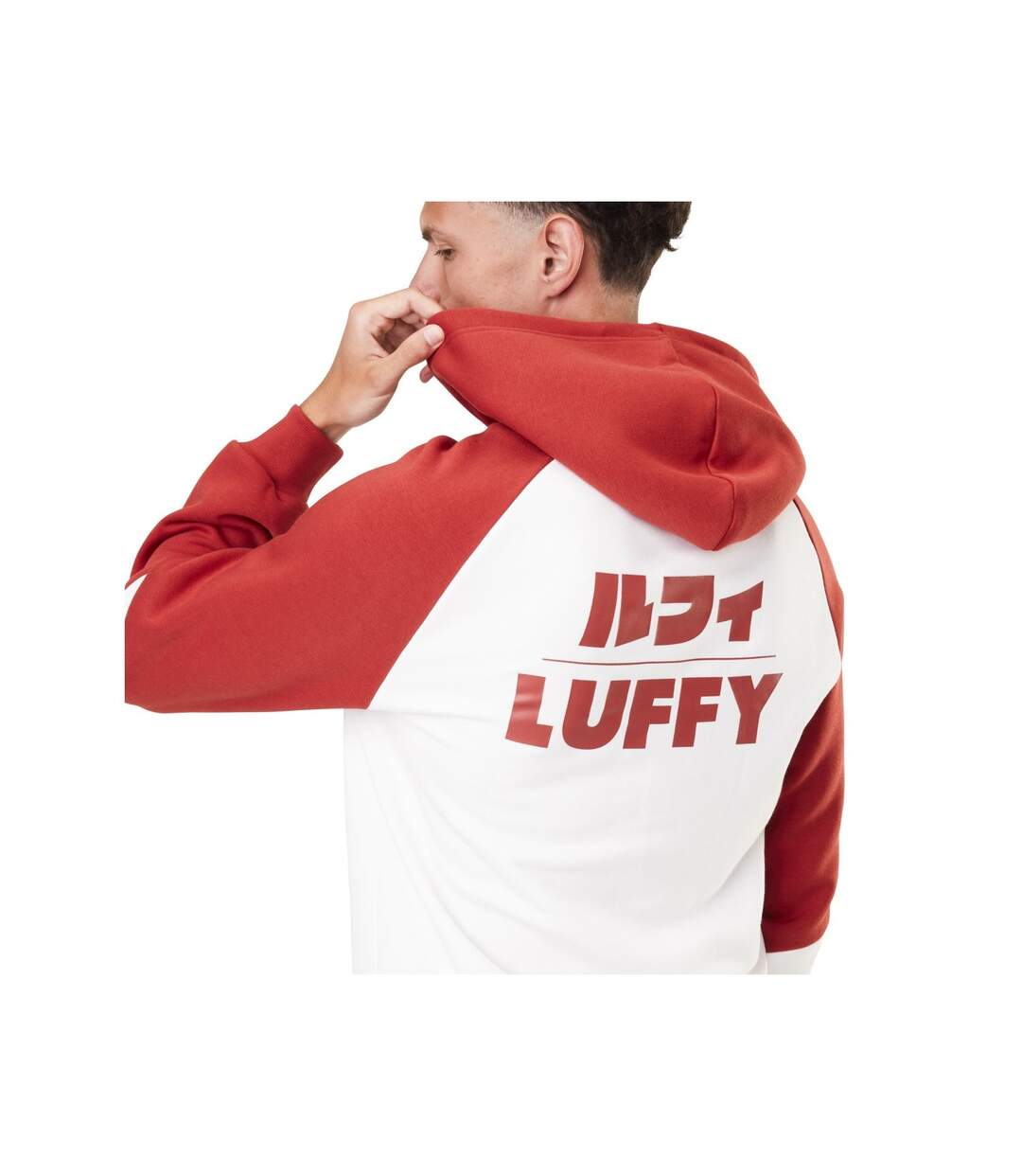 Sweat à capuche homme One piece Luffy Capslab-4