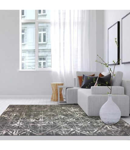 Tapis salon et chambre tissé motif scandinave VINTAVE