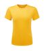 T-shirt Ion-charge Femme Jaune TriDri-1