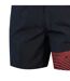 Mens Medley Cut Line Logo Swim Shorts Black Red Speedo-3