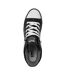 Mens Roco Folded Collar High Top Trainers Black White British Knights-3