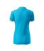 Polo Adler Urban Femme Turquoise Vif Malfini-2