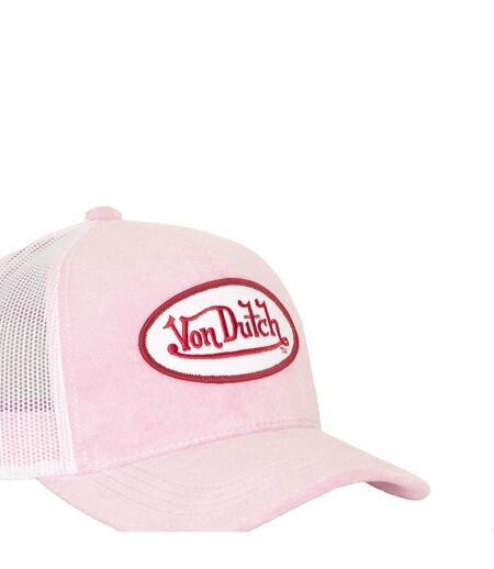 Casquette trucker avec filet en velours Kylie Vondutch