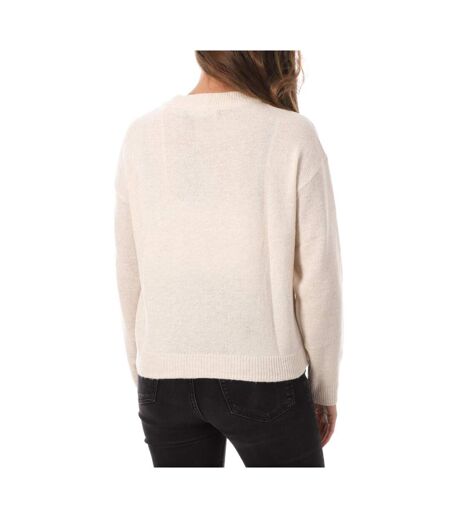 Pull écru femme vero moda storm - l