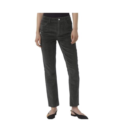 Pantalon en velours vert foncé vero moda brenda - w26-l32
