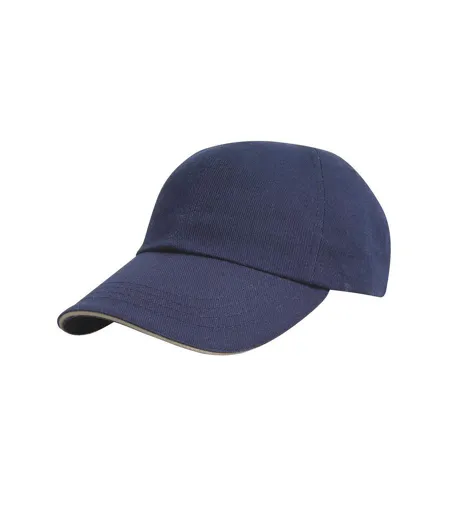 Casquette De Baseball Bleu Marine Gris Clair Result Headwear