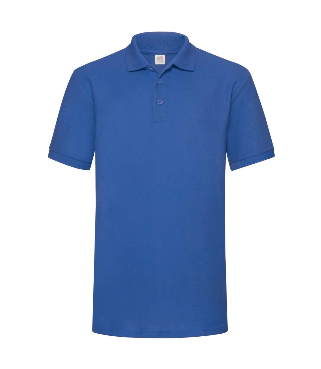 Mens 65/35 heavyweight polo shirt royal blue Fruit of the Loom