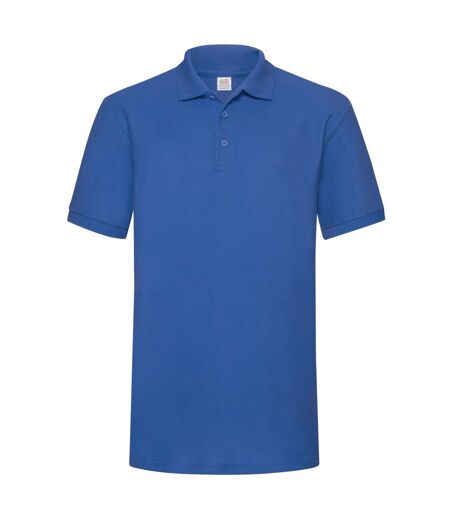 Fruit of the Loom Mens 65/35 Heavyweight Polo Shirt (Royal Blue)