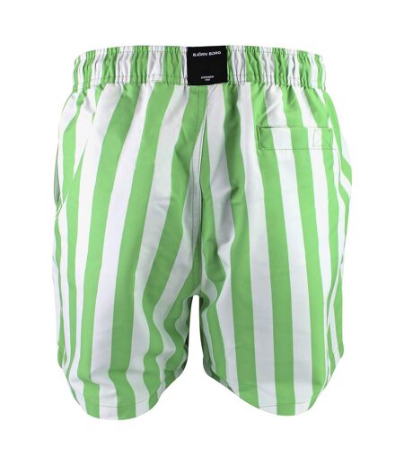 Loose Fitting Print Swimming Trunks With Pocket For Men