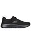 Mens go walk flex hands up trainers black Skechers