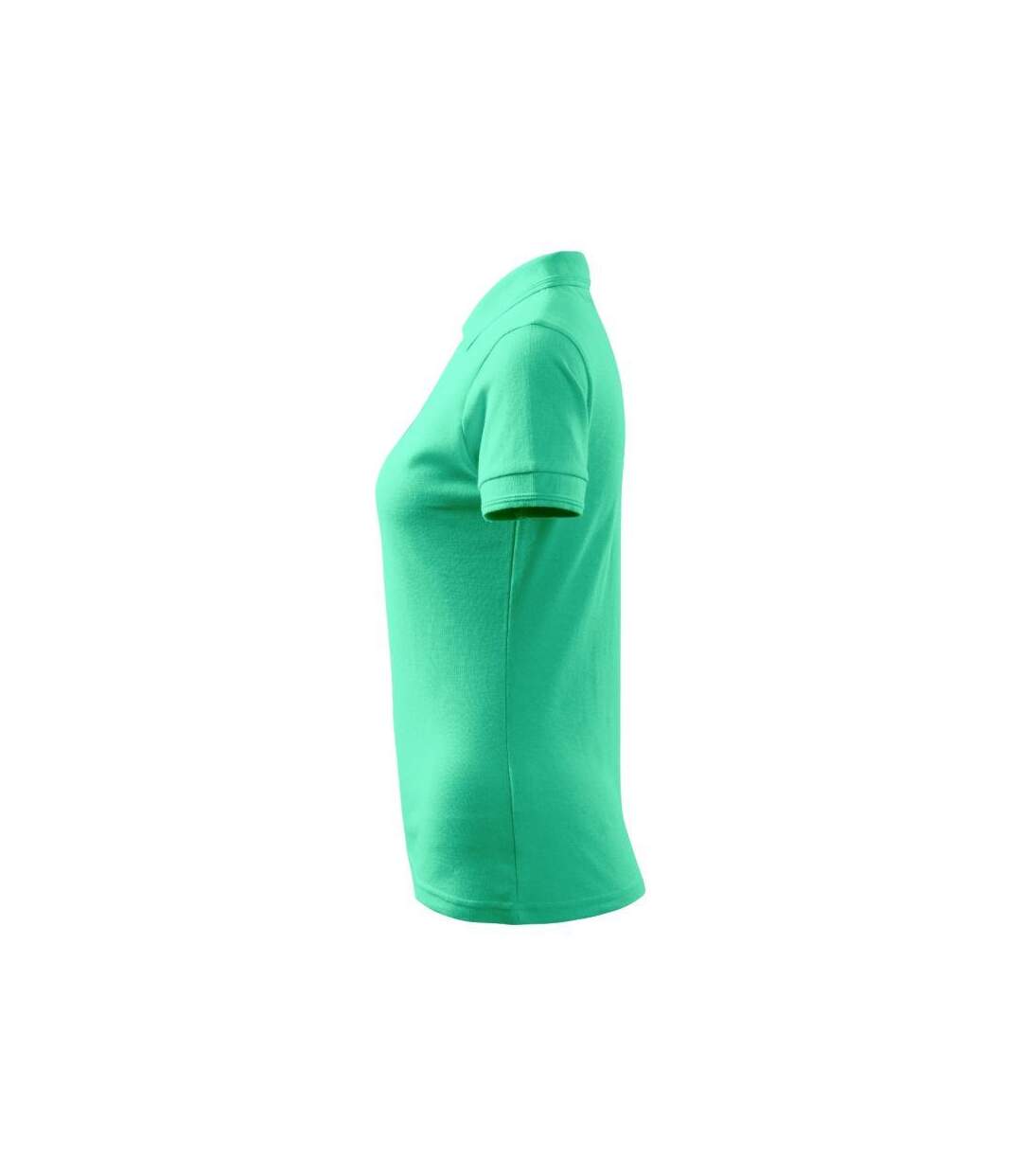 Womens/ladies Pique Polo Shirt Mint Malfini-4