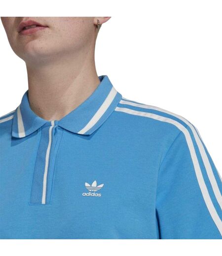 Robe T-shirt Motif/style À Col Femme Bleu Adidas