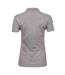 Womens/ladies luxury stretch polo shirt stone Tee Jays