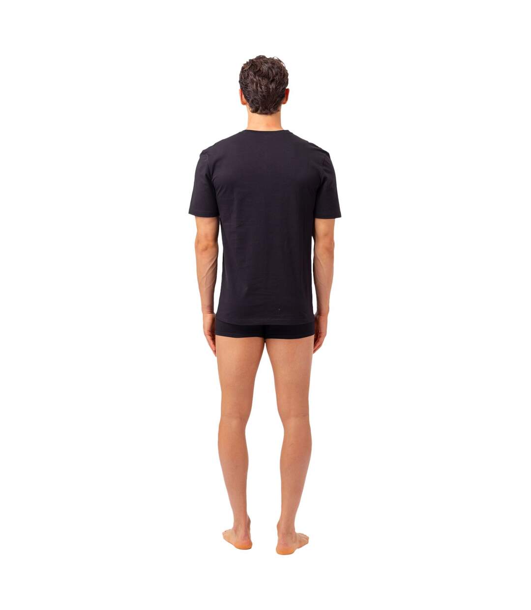 Lot de 2 Maillots de corps col rond homme en coton FU5053 Fila-2