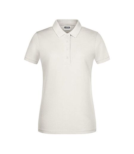 Polo Basic Femme Beige Pâle James And Nicholson