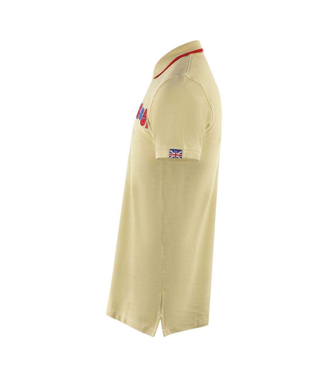 Polo London Homme Jaune Clair Aquascutum-4