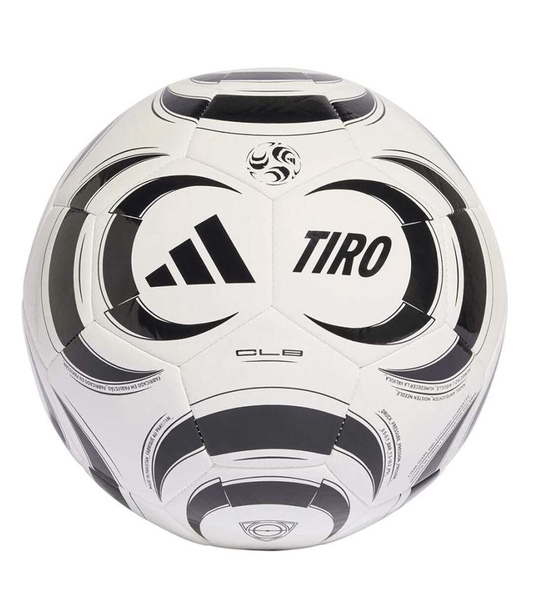 Ballon De Foot Tiro Club Taille 4 Blanc Adidas-1