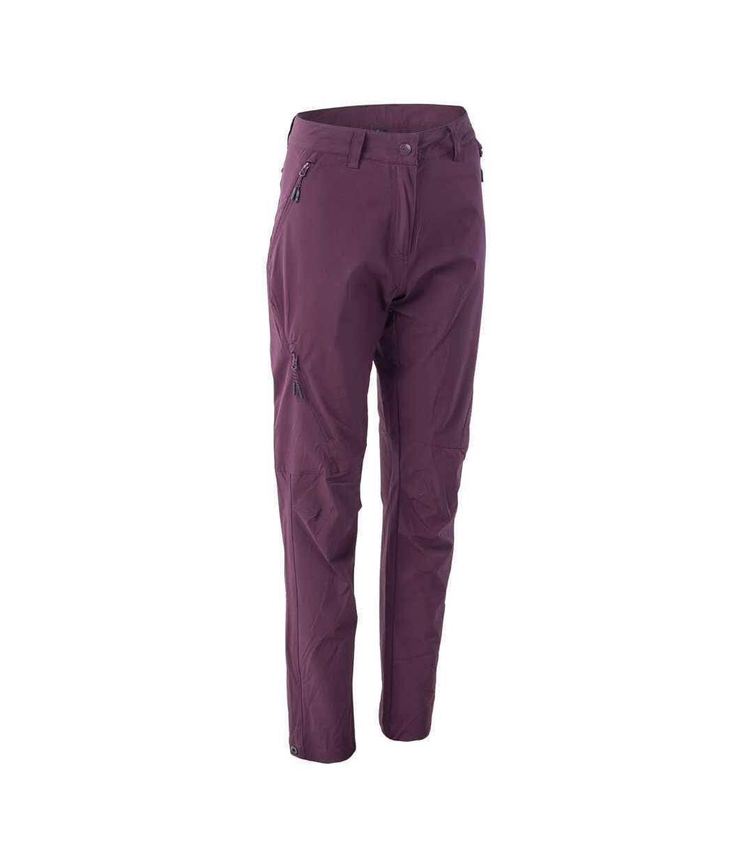 Pantalon de randonnée cecilia femme violet foncé Elbrus-4