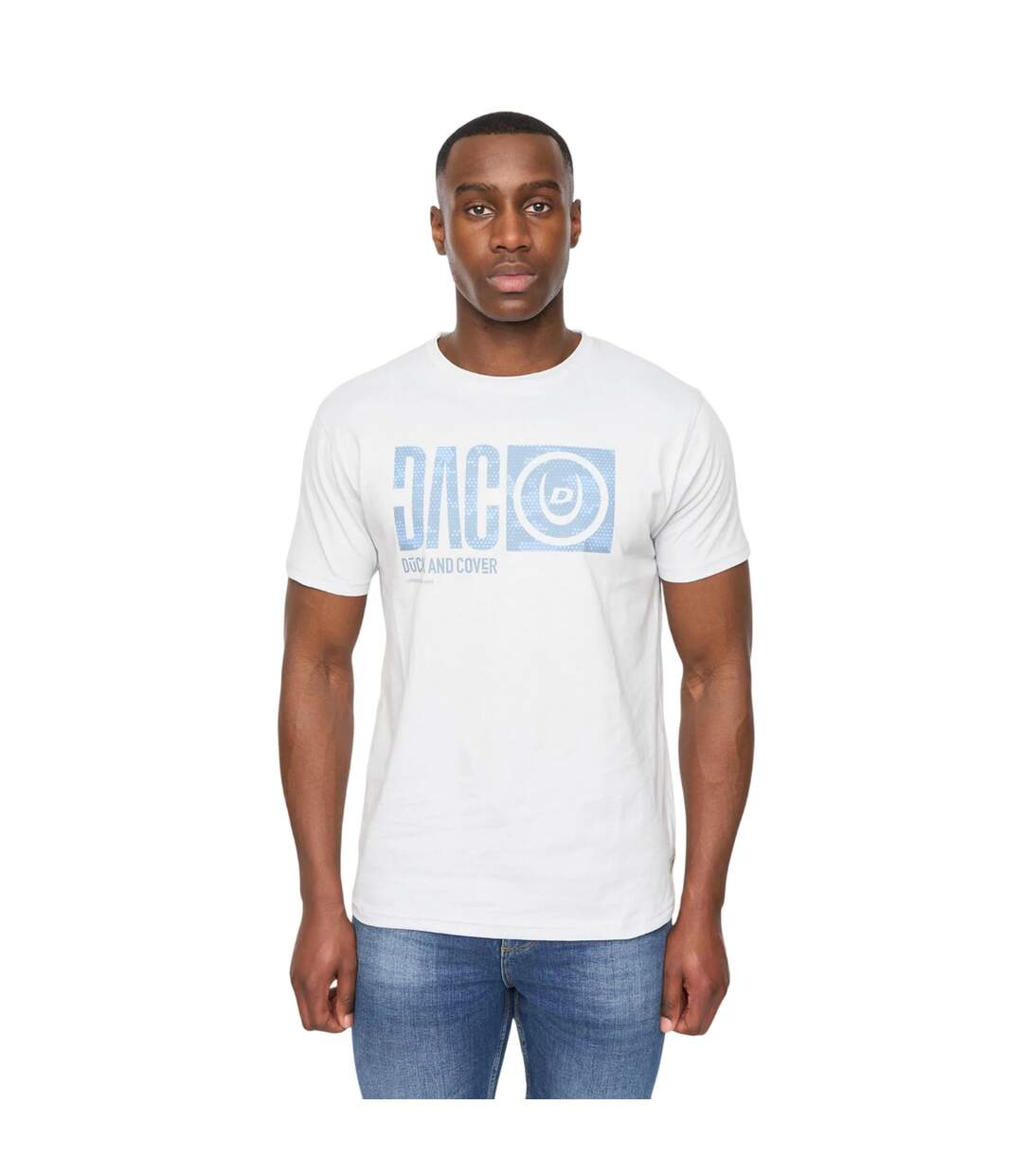 Mens Hexocamo T-shirt Light Blue Duck And Cover-2