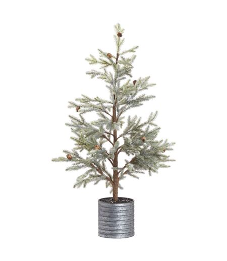 The Noel Collection - Sapin de Noël SNOWY (Vert) (One Size) - UTHI4248