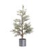 The Noel Collection Snowy Christmas Tree (Green) (One Size) - UTHI4248