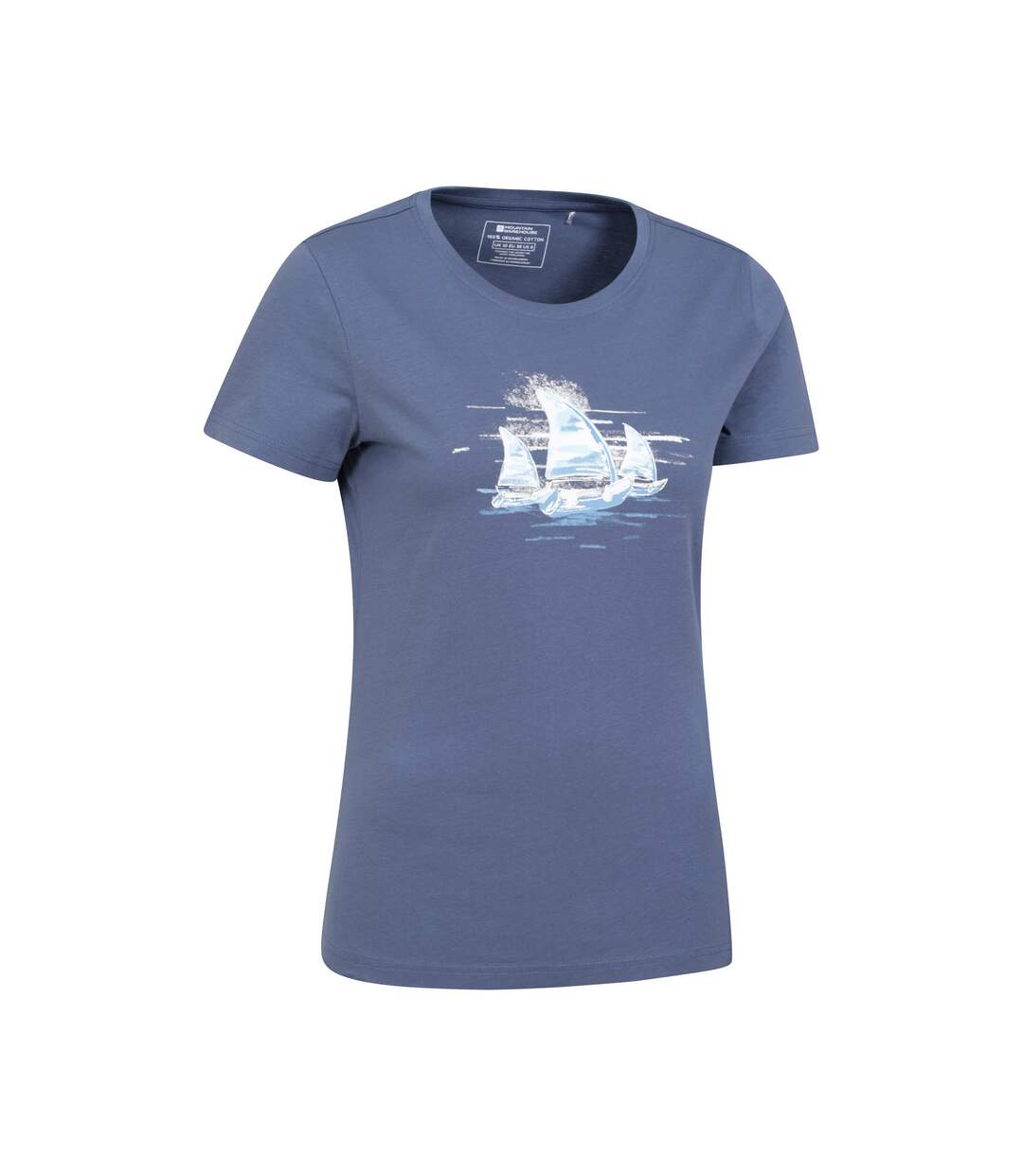 T-shirt femme bleu Mountain Warehouse