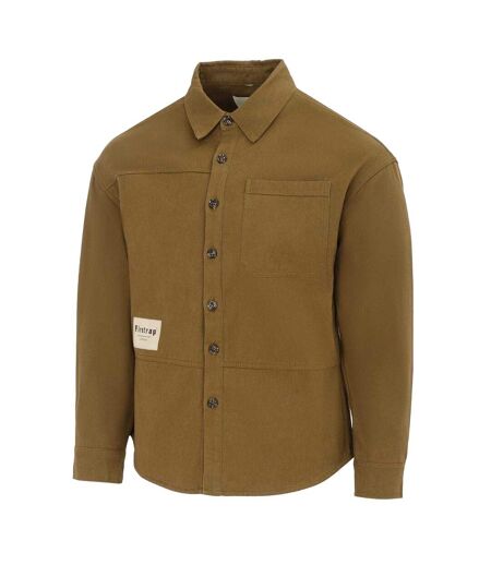 Chemise Manches Longues Motif/style Logo Homme Vert Kaki Firetrap