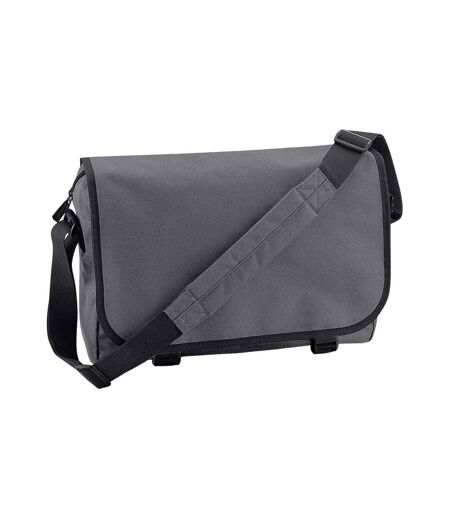 Flap top 11l messenger bag one size graphite grey Bagbase