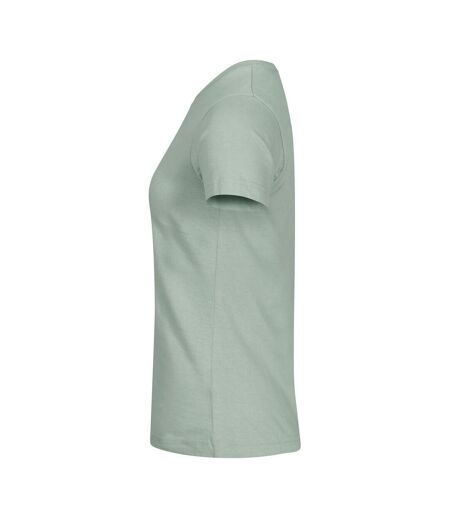 T-shirt Basic Femme Vert Sauge Clique