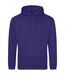 Sweat à capuche college adulte violet vif Awdis Awdis