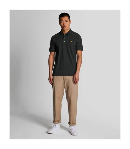 Polo Uni Homme Charbon Lyle & Scott