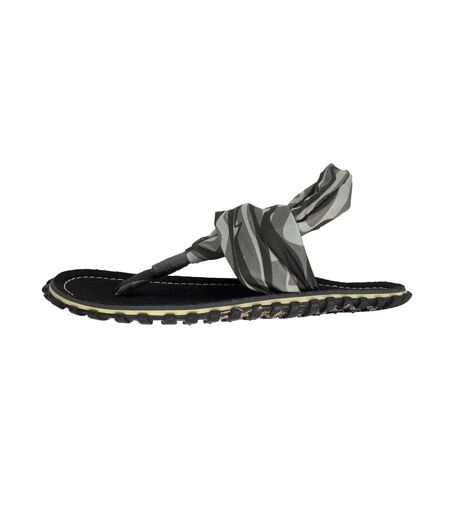 Sandales Femme Beige Noir Gumbies
