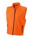 Gilet sans manches softshell coupe-vent imperméable - JN1022 - orange - homme-1