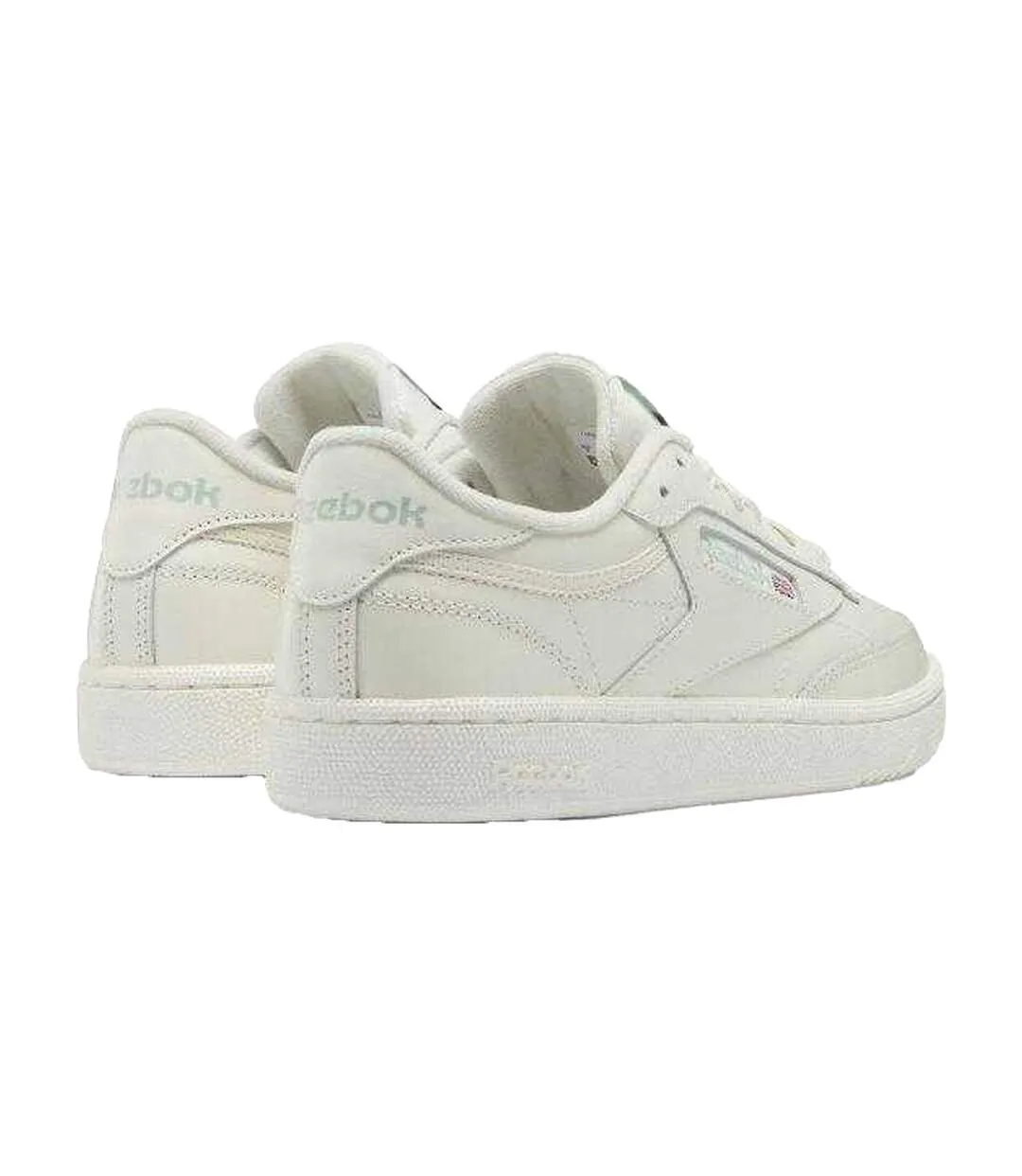 Baskets Motif/style Rétro Club C Femme Blanc Reebok-2