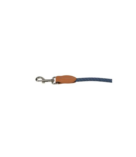 Laisse Corde Pour Chien Multi-Positions 250cm Bleu Marine