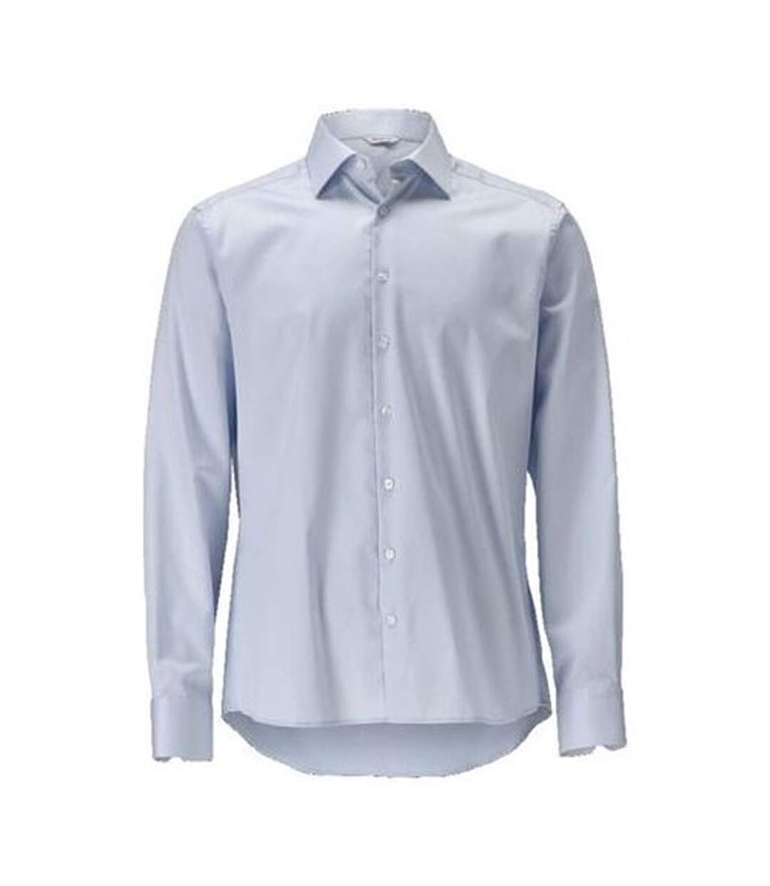 Mens Frontline Poplin Modern Shirt Light Blue Mascot-1