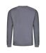 AWDis Just Hoods AWDis Unisex Crew Neck Plain Sweatshirt (280 GSM) (Steel Gray)