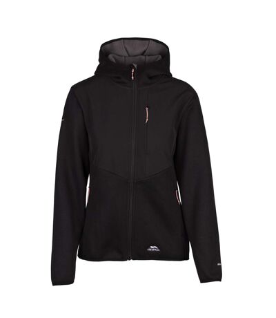 Womens/ladies tierra fleece jacket black Trespass