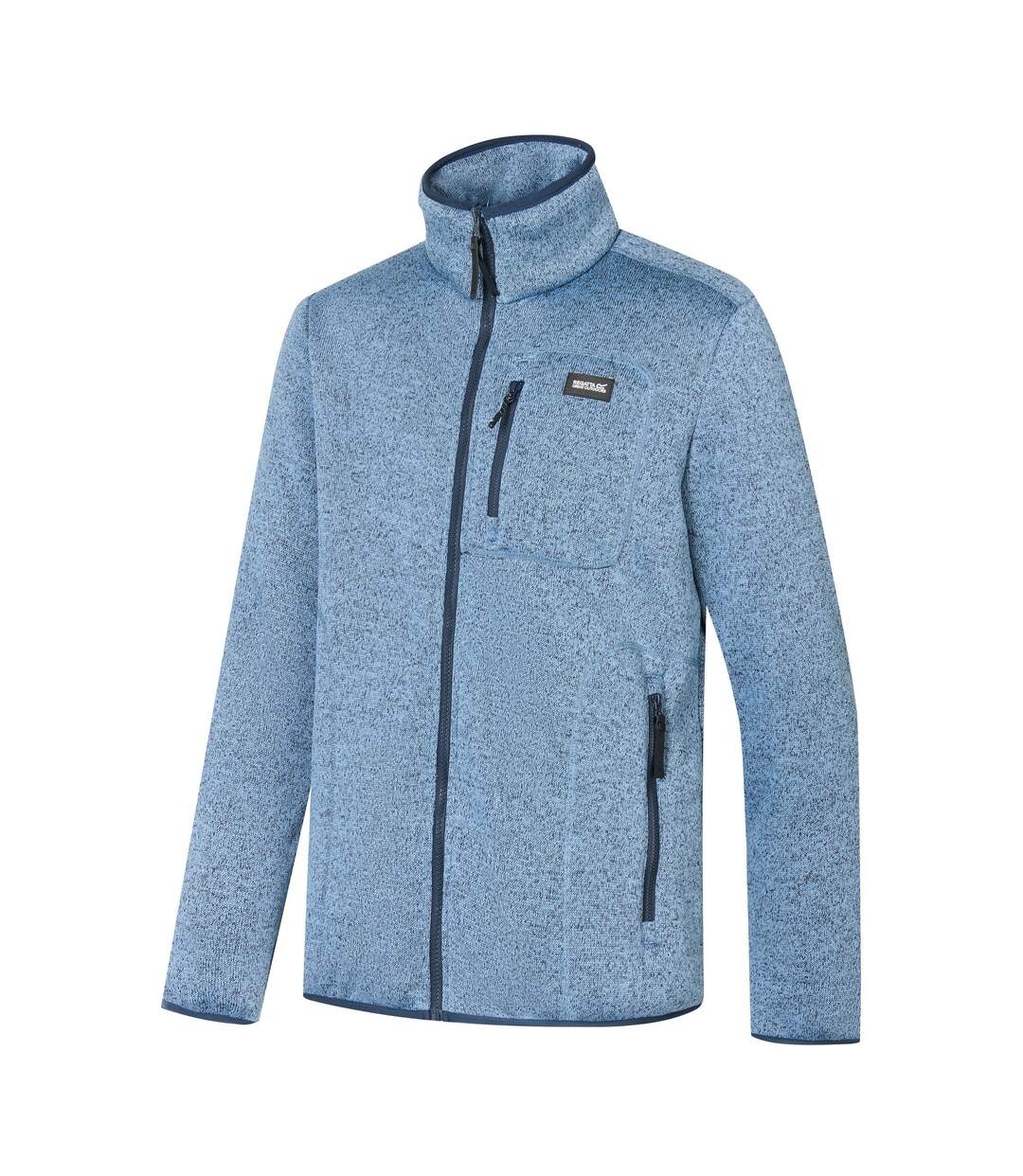 Veste Polaire Chinée À Col Montant Barlee Homme Gris Pâle Regatta-4