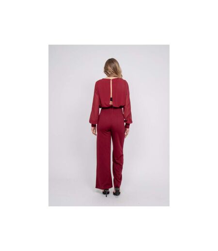 Combinaison pantalon large boutons dorés ELISE - Dona X Lisa