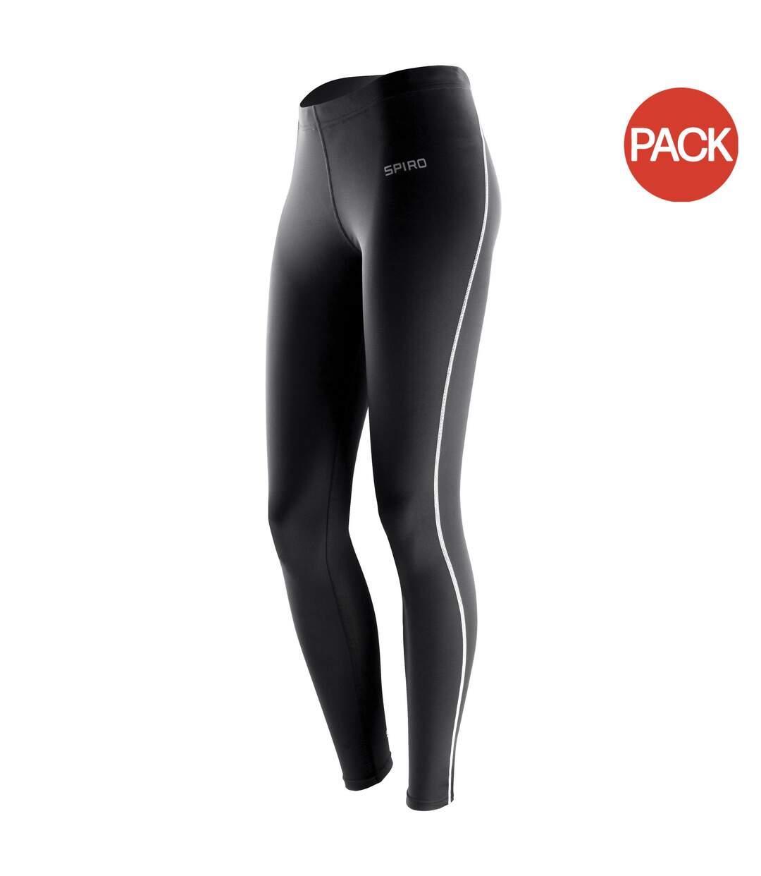 Lot de 2  leggings de sport femme noir Spiro-1