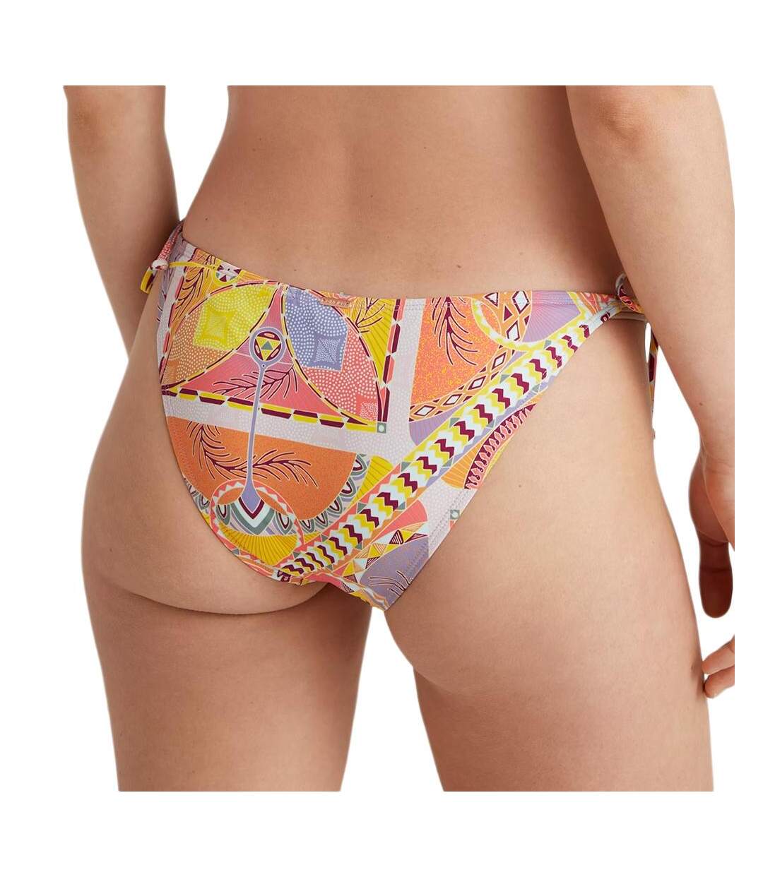 Bas de maillot de bain rose/jaune femme o'neill bondey bottom-2