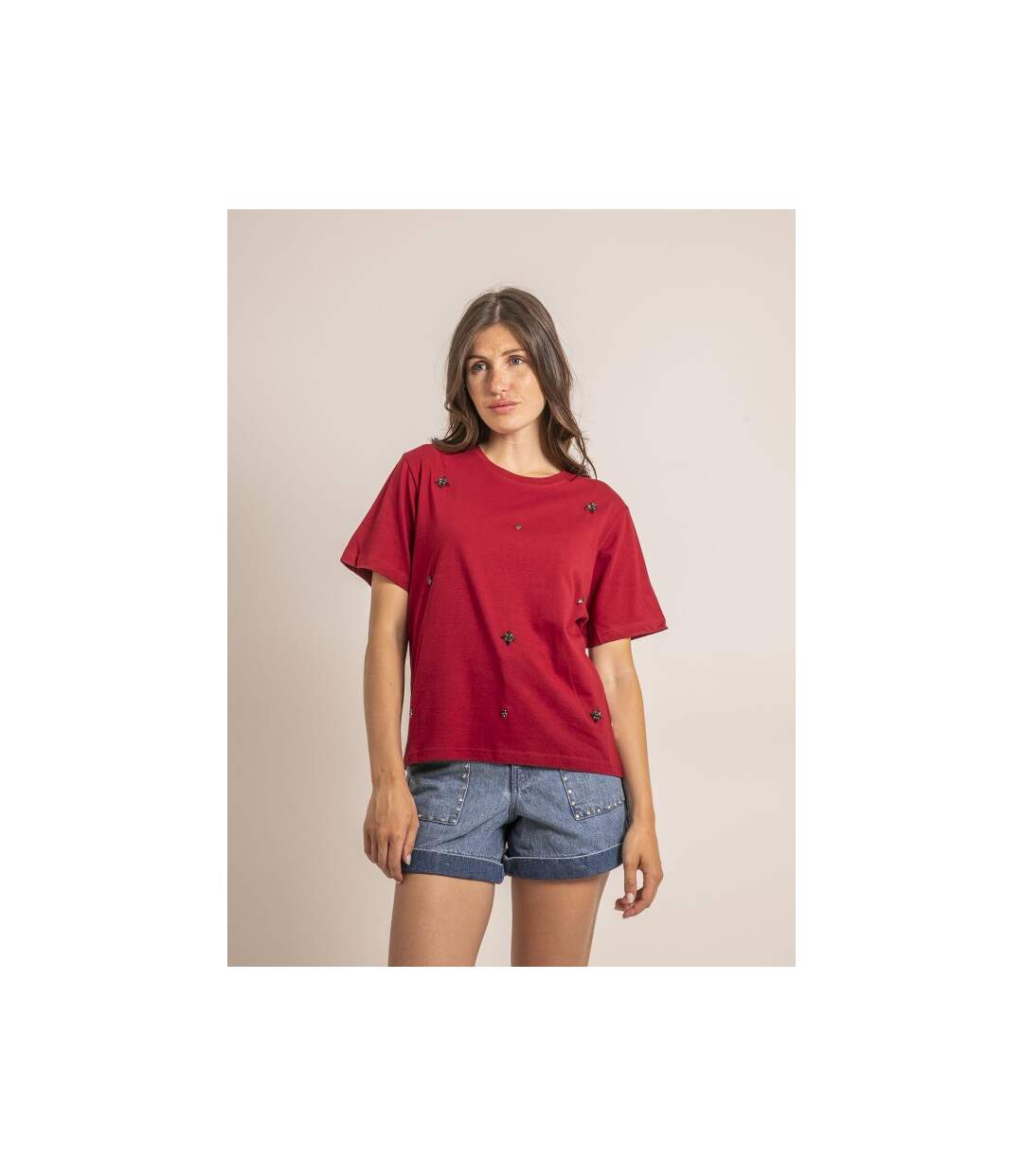 T shirt strass FERDI - Dona X Lisa-1