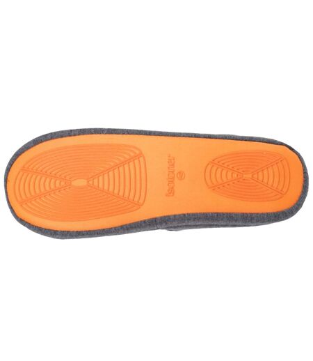 Isotoner Chaussons extra-light Mules homme jersey, semelle gomme antidérapante
